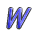 W 