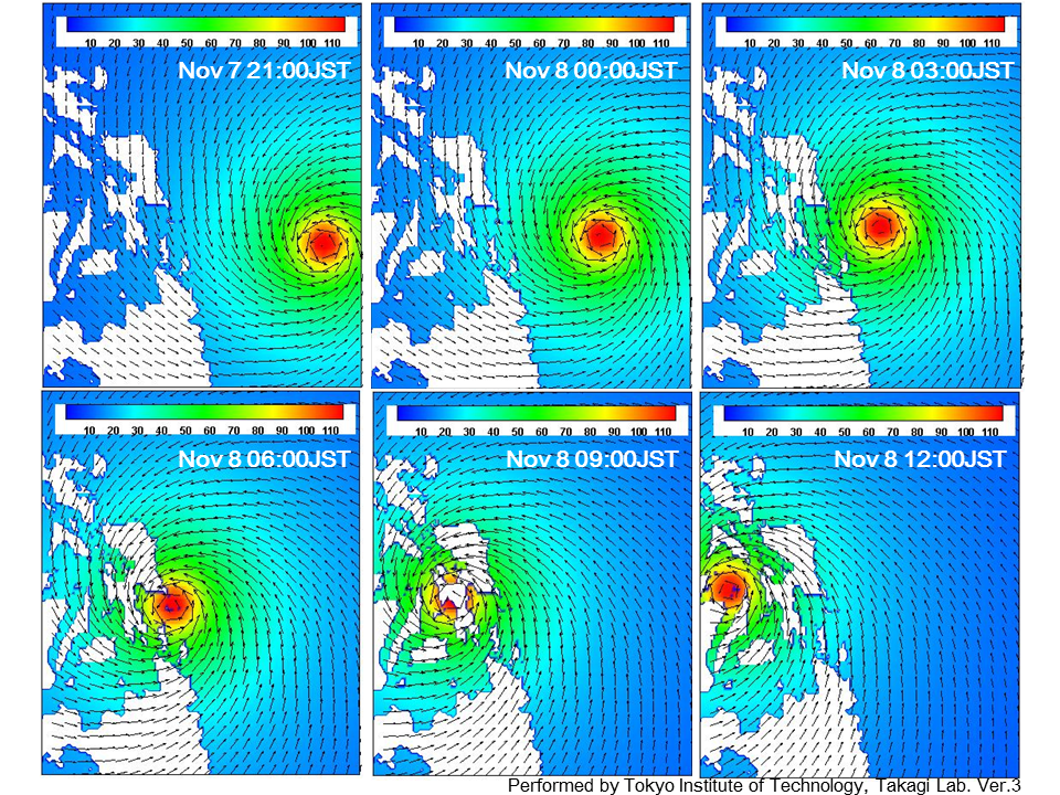 TY Haiyan Winds